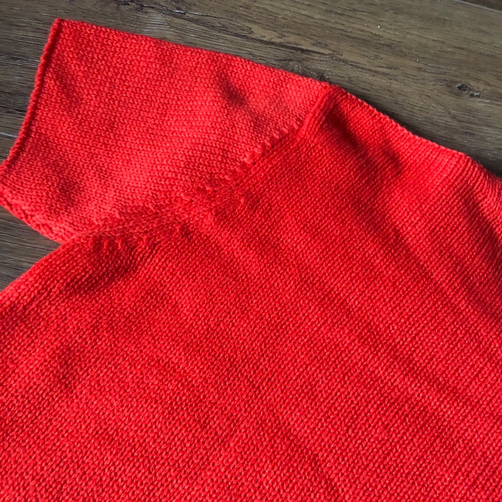 PRADA-AUTHENTIC NWT Red Short Sleeve Sweater - Picture 5 of 16
